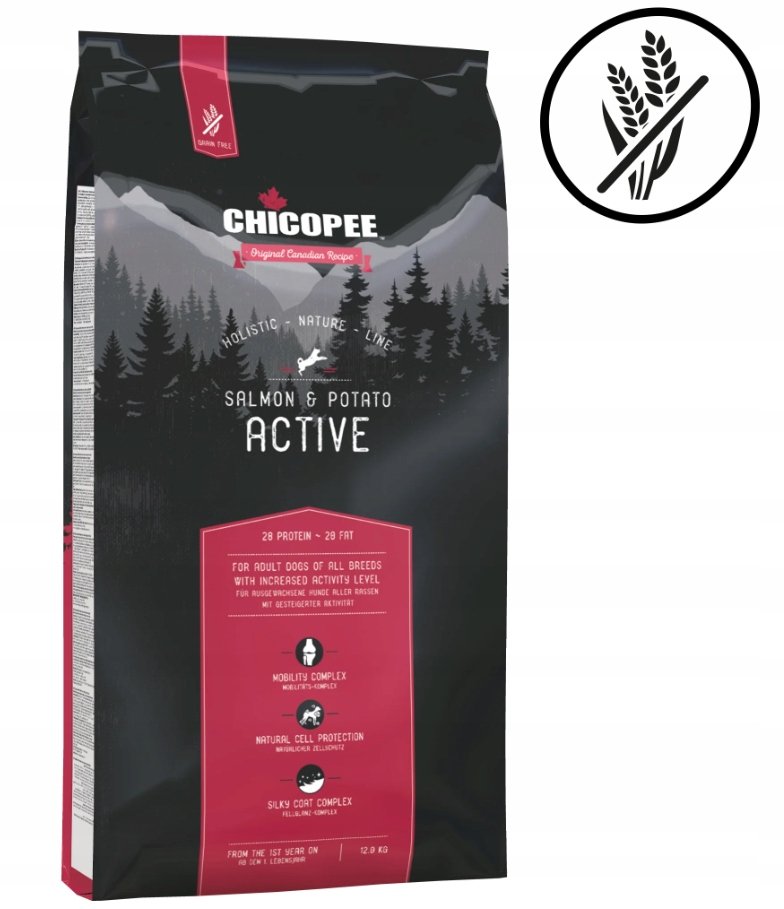 Chicopee holistic active salmon & potato 12 kg