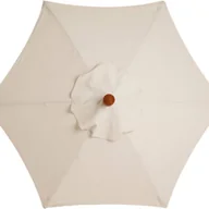 Parasole ogrodowe - Zapasowa osłona do parasola ogrodowego, odpowiednia do stołu i krzeseł ogrodowych (tylko płótno), ecru, 2 m, 6 żeber - miniaturka - grafika 1