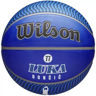 Piłka do koszykówki Wilson NBA Player Icon Luka Doncic Outdoor Ball rozmiar 7 - Koszykówka - miniaturka - grafika 1