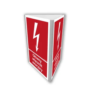 BC035 GŁÓWNY WŁĄCZNIK AWARYJNY, KN - FOLIA PODŁOGOWA NIEŚWIECĄCA; (100X148MM) - Systemy ekspozycyjne i znaki informacyjne - miniaturka - grafika 1