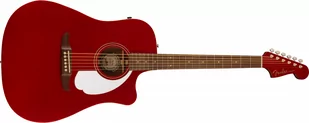 Fender Redondo Player Walnut Fingerboard White Pickguard Candy Apple Red - Gitary akustyczne - miniaturka - grafika 1