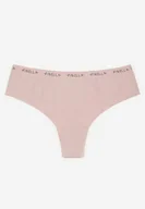 Majtki damskie - Jasnofioletowe Bezszwowe Majtki z Napisami Davoria - Renee - miniaturka - grafika 1