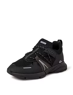 Lacoste Męskie trampki L003 0722 1 SMA Blk, 11,5 UK - Trampki męskie - miniaturka - grafika 1
