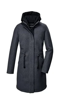 G.I.G.A. DX Damska kurtka polarowa parka/płaszcz z odpinanym kapturem GW 46 WMN PRK, granatowy, 42, 41988-000 - Kurtki damskie - miniaturka - grafika 1