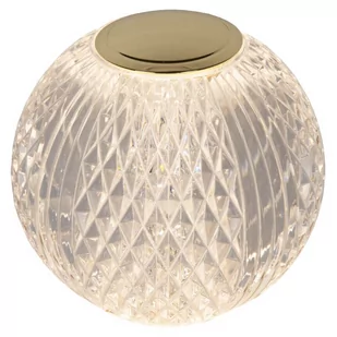 Stołowa lampa glamour Cintra ściemnialna LED 1,5W złota - Lampy stojące - miniaturka - grafika 1