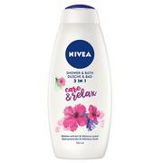 Kosmetyki do kąpieli - Nivea Płyn do kąpieli 2w1 Care&Relax 750ml - miniaturka - grafika 1