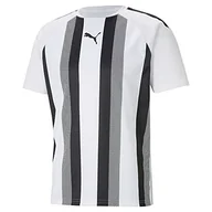 Koszulki męskie - PUMA PUMA Koszulka męska Teamliga Striped Jersey Puma White-Puma Black XL 704920 - miniaturka - grafika 1