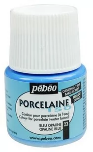 Farba Pebeo Porcelaine 150 - 23 Opaline Blue - Farby i media malarskie - miniaturka - grafika 1