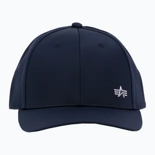 Czapka z daszkiem męska Alpha Industries Metal Label rep blue/chrome WYSYŁKA W 24H 30 DNI NA ZWROT - Czapki damskie - miniaturka - grafika 1