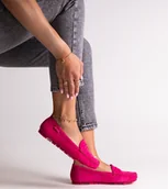 Mokasyny damskie - Ciemnoróżowe mokasyny Big Star NN274934-37 - miniaturka - grafika 1