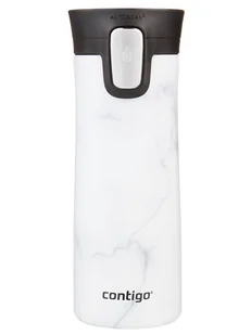 Kubek termiczny Contigo Pinnacle Couture 420ml - White Marble - Kubki termiczne - miniaturka - grafika 1