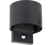 Lampy ogrodowe - Kanlux 28995 - Zewnętrzny kinkiet LED z czujnikiem REKA LED/7W/230V IP54 antracyt - miniaturka - grafika 1