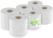 Papier toaletowy - Papier toaletowy makulaturowy jumbo WELMAX 1W BIAŁY 120MB 12szt. - miniaturka - grafika 1