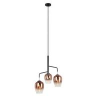 Lampy sufitowe - Italux Lesla lampa wisząca 3-punktowa PEN-5359-3-BKCOP - miniaturka - grafika 1