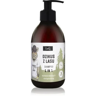 LAQ LaQ Naturalny Szampon do włosów wzmacniający dla mężczyzn "Dzikus z lasu" 300ml 855974 - Szampony dla mężczyzn - miniaturka - grafika 1