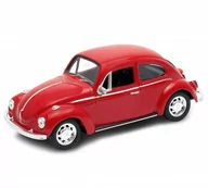 Samochody i pojazdy dla dzieci - Welly 1:34 Volkswagen Beetle - czerwony - miniaturka - grafika 1