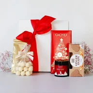 Zestawy upominkowe - Zestaw Prezentowy Świąteczny Xv - Pierniki, Słodycze I Świeca Sojowa - miniaturka - grafika 1