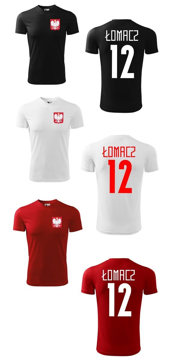 Treningowa Koszulka POLAND Grzegorz ŁOMACZ 12 jr