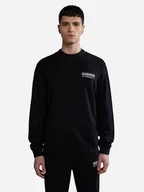 Bluzy męskie - Bluza bez kaptura męska Napapijri B-Kasba C NP0A4HPC0411 2XL Czarna (194905904584). Bluzy bez kaptura męskie - miniaturka - grafika 1