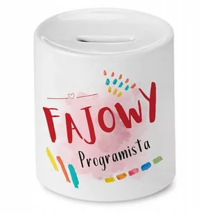 Skarbonka Dla Programisty na Imieniny Prezent z Nadrukiem ze Zdjęciem - Skarbonki Skarbonka Dla Programisty na Imieniny Prezent z Nadrukiem ze Zdjęciem - Skarbonki - miniaturka - grafika 1