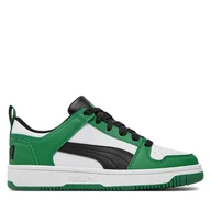 Buty dla chłopców - Sneakersy Puma Rebound Layup Lo SL Jr 370490 Zielony - miniaturka - grafika 1