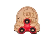 Zabawki interaktywne dla dzieci - Eko autko + kolorowy spinner na tablicę manipulacyjna. - miniaturka - grafika 1