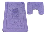 Dywaniki łazienkowe - Komplet fioletowych dywaników łazienkowych G3-C53 - miniaturka - grafika 1