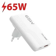 Ładowarki do telefonów - Ładowarka sieciowa XLINE WCF650W 65W GAN Biały - miniaturka - grafika 1