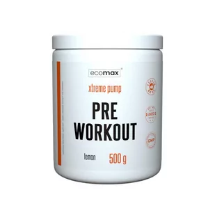 Pre Workout xtreme Pump Ecomax Nox 500 g - Witaminy i minerały dla sportowców - miniaturka - grafika 1