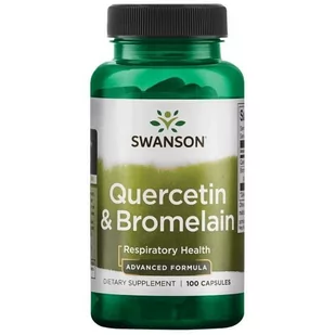 SWANSON Quercetin&Bromelain 100caps - Witaminy i minerały dla sportowców - miniaturka - grafika 1