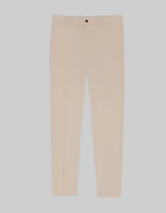 spodnie do zestawu circello beżowy slim fit - Spodnie męskie - miniaturka - grafika 1