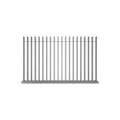 Ogrodzenia - Przęsło ogrodzeniowe Verticale 2x1,52 m Konsport - miniaturka - grafika 1