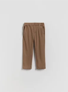 Reserved - Bawełniane spodnie - brązowy - Spodenki dla niemowląt - miniaturka - grafika 1
