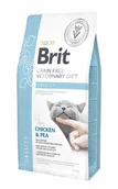 Sucha karma dla kotów - Brit VET Brit Veterinary Diet Obesity Chicken&Pea Sucha Karma dla kota op 5kg - miniaturka - grafika 1