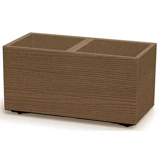 Donica PROSPERPLAST Madera Case ECO Wood DMA600W Naturo - Donice - miniaturka - grafika 1