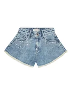 Spodenki damskie - Guess Szorty jeansowe J5GD42 D45E0 Różowy Regular Fit - miniaturka - grafika 1