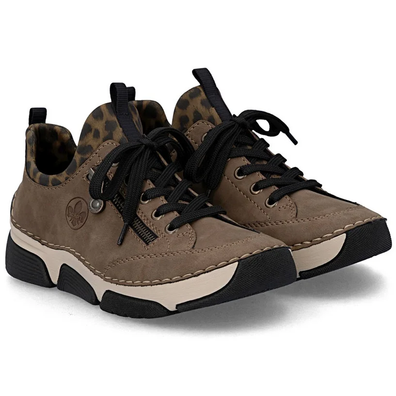 Sneakersy damskie Rieker 45973-24 BROWN R.41