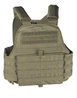 Kurtki jeździeckie - Mil-Tec Kamizelka Plate Carrier Vest Oliwkowy - miniaturka - grafika 1