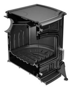 Piec wolnostojący koza 10kW K9 z wylotem spalin fi 150 z fajerką i z pogrzebaczem + koszyczek - spełnia anty-smogowy EkoProjekt 30076627 - Piece wolnostojące - miniaturka - grafika 15