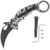 Noże - Nóż składany Fox The End Karambit Black Aluminium, Black N690Co (FX-599 ALB-3) - miniaturka - grafika 1