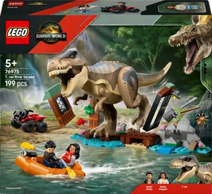LEGO Jurassic World Ucieczka rzeką przed tyranozaurem 76975 - Klocki - miniaturka - grafika 1