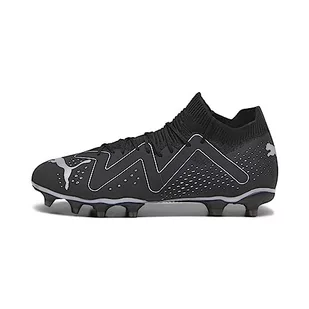 PUMA Męskie buty piłkarskie Future Match Fg/Ag, Puma Black Puma Silver, 42 EU - Piłka nożna - miniaturka - grafika 1