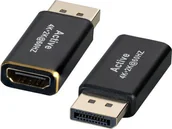 Złącza, przejściówki, adaptery - EFB Adapter AV DisplayPort Adapter,DP Stecker->HDMI TypA Buchse,4K30Hz - miniaturka - grafika 1