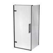 Kabiny prysznicowe - Kabina prysznicowa Cool 90x90x195 cm czarna Ravak - miniaturka - grafika 1