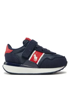 Polo Ralph Lauren Sneakersy Train 90 Sport Ps RL00631413 Granatowy - Buty dla chłopców - miniaturka - grafika 1