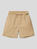 Spodnie i spodenki dla chłopców - Szorty z detalami z logo model ‘TAXER’ - miniaturka - grafika 1