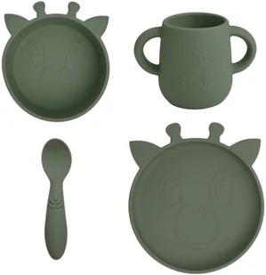 Nuuroo Lykke silikone servicesæt 4-pak - Miseczki i talerzyki dla dzieci - miniaturka - grafika 1