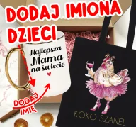Kubki - Zestaw prezentowy dla mamy na Dzień Mamy NAJLEPSZA MAMA NA ŚWIECIE Z IMIONAMI DZIECI NA KUBKU - miniaturka - grafika 1