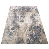 Dywany - Nowoczesny prostokątny beżowy dywan S9-K28 - miniaturka - grafika 1