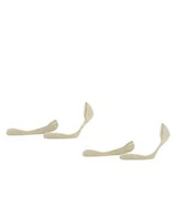 Skarpetki damskie - ESPRIT Kobiety Stopki Solid Low 2-Pack W IN Trwała Organiczna Bawełna niewidoczne jednokolorowe 2 Pak, Beżowy (Cream 4011), 39-42 - miniaturka - grafika 1